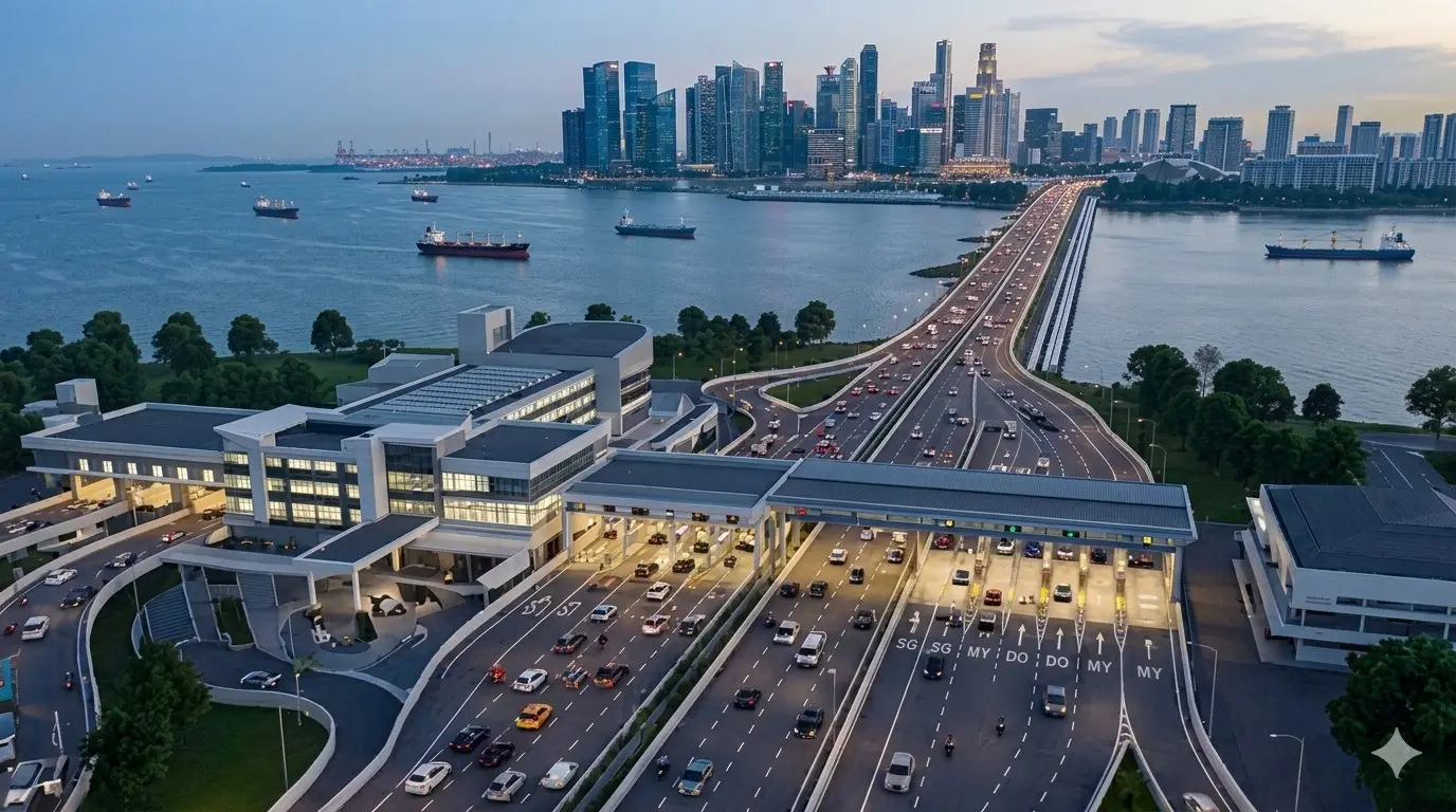 Shared-truck LTL and dedicated FTL charter between Malaysia and Singapore